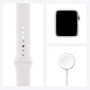 Apple Watch SE (GPS, 40mm) - Silver Aluminum Case with White Sport Band (Renewed) #5