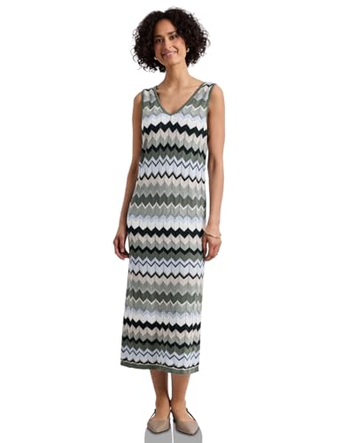 Street One Midi-Kleid mit Zick-Zack-Muster