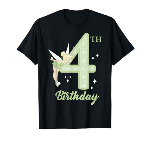 T-shirt Tinkerbell Disney Peter Pan pour anniversaire 4 ans fille