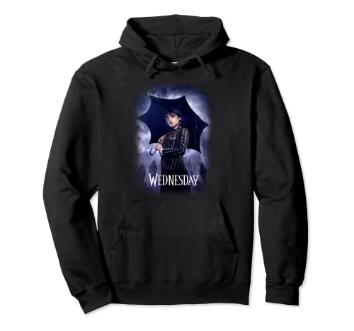 Póster de la serie miércoles Sudadera con Capucha Cover