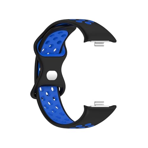 [LOKLNEYK] 2�F�ʋC���V���J�Q���x���g�ɓK������Xiaomi band 8 Pro�����x���g(Black blue)
