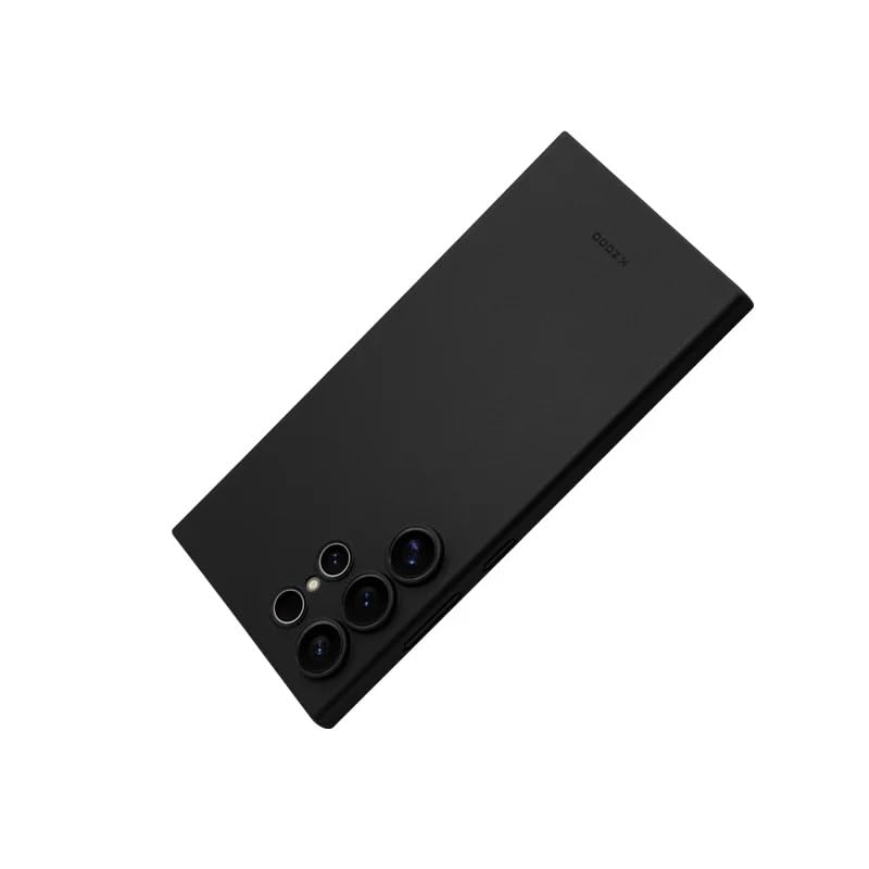Image of K-Doo Air Skin Ultra Slim Case 0.3mm Thickness Full Covered Super Thin Mobile Back Cover for Samsung Galaxy S25 Ultra 5G (Black)