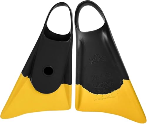 Swim Fins Churchill® Makapuu® Malaysian or Gum Rubber. Patented Design for Swimming Fin Propulsion, Diving, Surfing, Bodyboarding, Unisex.