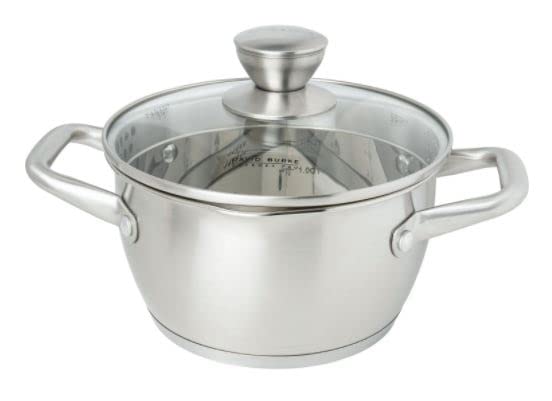 Comparison: Best David Burke Stainless Steel Sauce Pan 8 David Burke Regency II Heavy Gauge EZ-Strain 2.4 Qt. Sauce pot with side handles (M-12238)