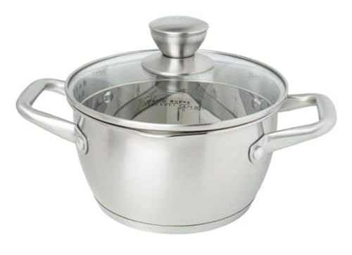 Comparison: Best David Burke Gourmet Pro Pot 6 David Burke Regency II Heavy Gauge EZ-Strain 2.4 Qt. Sauce pot with side handles (M-12238)