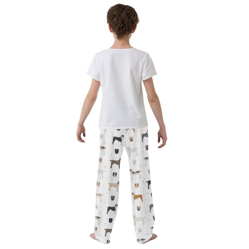 Boys' Pants Central Asian Shepherd Dogs Long Bottoms Jogger Pants Elastic Waist Trousers with Pockets S-XL3