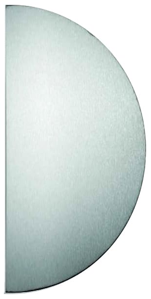 Plaque demi lune 300x150mm adhésive inox 304 épaisseur 0,8mm - HERACLES - 19-0620-9900