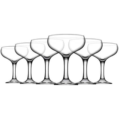 Pasabahce Bistro Champagne Saucers - Set of 6 Cover