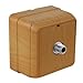 Produktbild Aufputz SAT Enddose Holz Optik / Holzfarben · Eiche Imitat (Eichenfarben) · IP20 · Mutlusan · AP Serie BRON