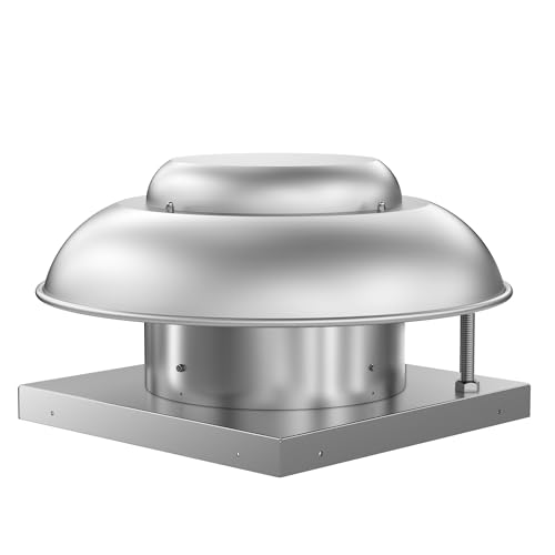 HYITCL Roof Mount Direct Drive Makeup Air Unit - 21" Downblast Supply Fan, 1/6 HP 115V, 1160 CFM, ETL Listed