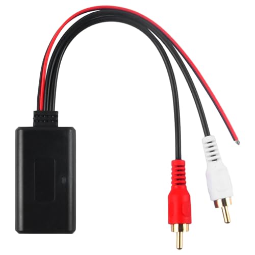 2 RCA Bluetooth Musik Empf&auml;nger, Aux Bluetooth 5.0 Adapter Auto Stereoanlage, Plug and Play Audio-Empf&auml;nger f&uuml;r TV PC Kopfh&ouml;rer Home Soundsystem Auto/CD