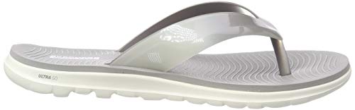 Skechers Women's Flip Flop Sandals, Grey Grey Gyw, 38