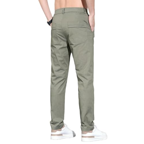 Pantalon homme soie glacée ajusté contre la chaleur d'été