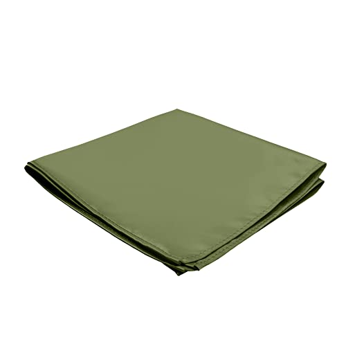 Image of Jacob Alexander Men's Pocket Square Solid Color Handkerchief