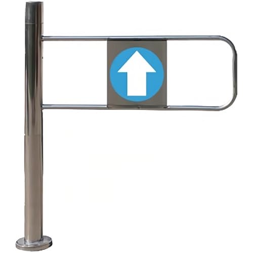 Porte unidirectionnelle à fermeture automatique pour contrôle d'accès. Idéal pour les entrepôts et les zones de stockage. Solution de sécurité facile à installer