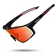 RTUOHUIN Polarisiert Fahrradbrille UV400-Schutz Sport Sonnenbrille TR90 Flexiblem Rahmen Hochwertig Schnelle Schutzbrille für Kinder Herren und Damen