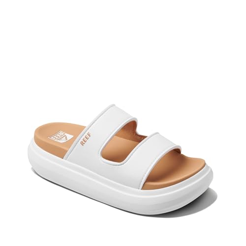 Image of REEF Cushion Bondi 2 Bar Women's Slide Sandal, Lightweight and Supportive Footbed, Water Friendly