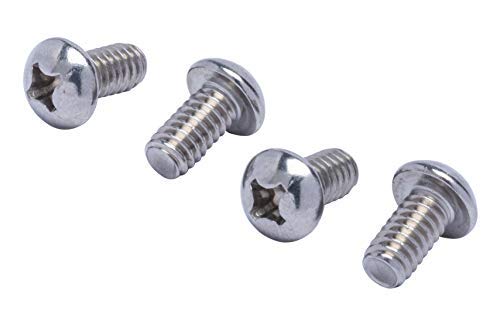 1/4"-20 X 1/2" Stainless Phillips Round Head Machine Screw, (50pc), Coarse Thread, 18-8 (304) Stainless Steel, by Bolt Dropper