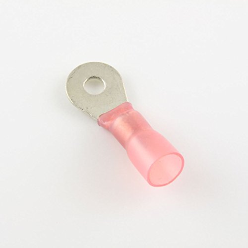 8 Ga. Heat-Shrink Ring Terminals, #10 Stud - (Pack of 10)