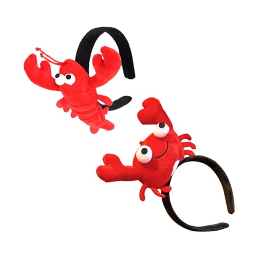 Serre-tête écrevisse et homard en tissu Vaguelly, le cadeau rigolo pour anniversaire
