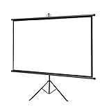 Tragbare Projektionsleinwand, 60-Zoll-HD-Außenprojektorleinwände, an der Wand montierte...