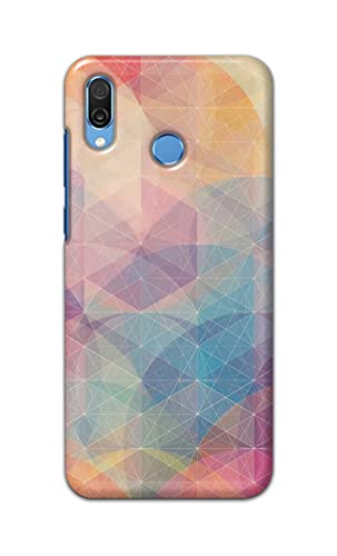 Image of Printed Hard Back Cover Case for Honor Play Back Cover (Crumpled Paper Design) -1803