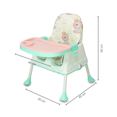 Cadeira de Alimentação Alta para Bebê 3 em 1 até 24Kg Multmaxx (Unicórnio)