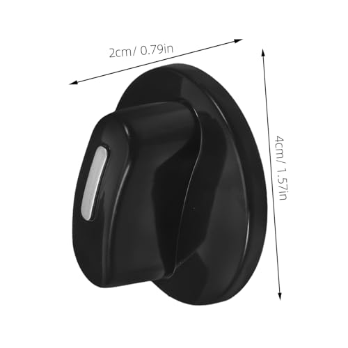 Yardwe 2 piezas Perillas Universales de Plástico para Hornos para Ollas a Presión Eléctricas y Estufas de Gas Eje en D de 6 mm miniatura 2
