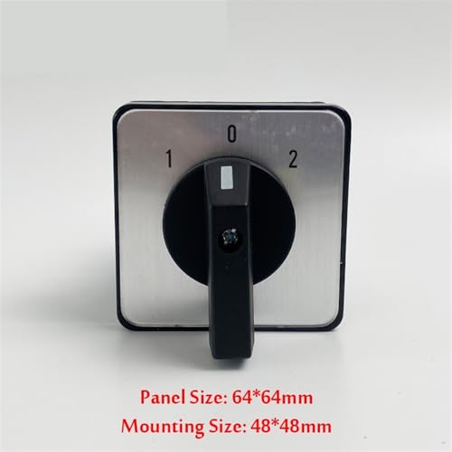 Interruptor selector de levas de 32 A para evitar fallas en transferencia manual 3