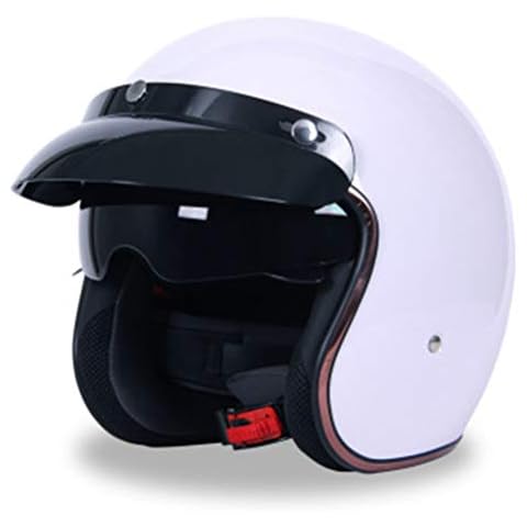 Retro Open Face Motorcycle Crash Half Helmet Vintage Motorcycle Helmet Jet Capacetes De Motociclista Harley Sliver Chrome Vespa Cascos Para Moto Cafe Racer Mirror Cover