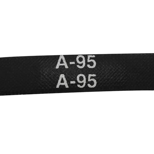Image of uxcell 3pcs A95 or 4L970 Classic Wrapped Rubber V-Belt, 95 inch(2413mm) Inside Circumference, A Profile V Belt