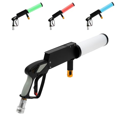 Máquina de Humo Portátil LED CO2, Efectos DJ, Máquina de Humo para Halloween y Fiestas miniatura 1