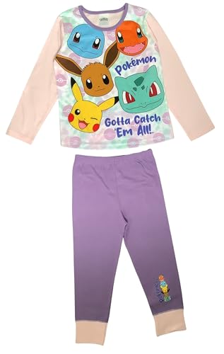 Pokémon, Pyjama 2 pièces pour fille Gotta Catch Em All!, rose/lilas, âge 5-12 ans, rose, 7-8 ans