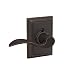 Schlage F170ACC716ADDRH Addison Collection Right Hand Accent Decorative Trim Lever, Aged Bronze