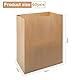 50stück PapiertüTen Groß, 33 x 24 x 14cm braunPapiertüTen PapiertüTen Braun BrottüTen Kraftpapier TüTen Kann zum Aufbewahren von Süßigkeiten, Nüssen, Brot, Gemüse usw. verwendet werden