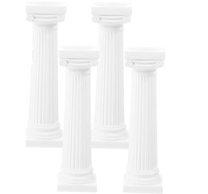 Piedistallo per colonna romana: multiuso e versatile, non solo può essere utilizzato come decorazione, ma può anche essere utilizzato come supporto per tavolo di sabbia, pilastri per la decorazione.