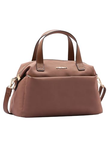 Chenson, Bolsa Feminina Chenson Microfibra Mão Tiracolo Original Cor:Café