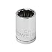 Alltrade 641019 3/8" Dr. 14mm 12Pt Socket