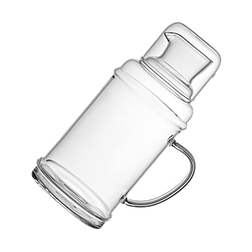 PEPLAYTAL Jarra de Agua Transparente Multiusos Resistente Temperaturas Altas y para Hogar Oficina y Hotel para Agua Fría Jugos y Bebidas Variadas