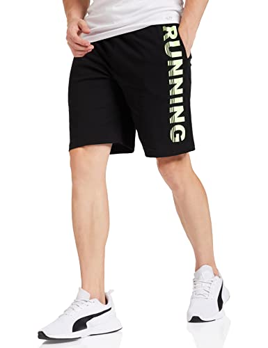 Image of Chromozome Men's Track Pants (N-169 Running Shorts Charcoal M) + (N-169 Running Shorts Black Medium)