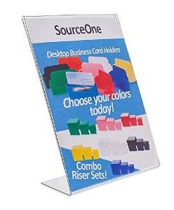 Neat Dazzling Clear Acrylic Sign Holder And Display Stand