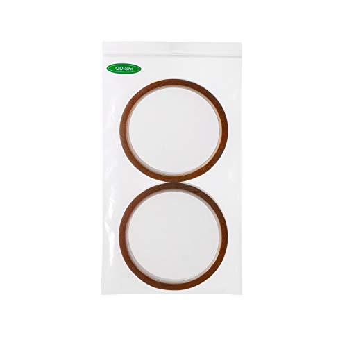 2 Rolls 10mm X 33m 108ft Heat Tape, Heat Resistant Tape, Thermal Tape, Sublimation Tape, Heat Vinyl Press Tape, No Residue, High Temperature Tape for Heat Tape for Sublimation with Dispenser