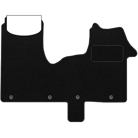 BCM - Tailored Van Floor Mats - Vivaro 2014-2019 - Black Carpet - Van, Non Slip Mat, Fitted With Granulated Backing, Edged With Black Cloth Binding - 1 Pc Floor Mat Only Cover