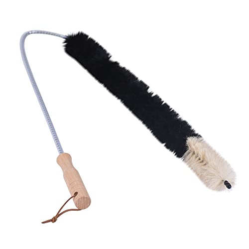 Brosse radiateur en Poils de chèvre véritables 120cm | Brosse Flexible pour Le Nettoyage des radiateurs | Nettoyer radiateur Pliable | Brosse pour radiateur Cover