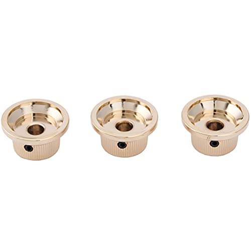 Musiclily Pro 6mm Acier UFO Boutons Potentiomètre ST avec Fixation Vis pour Guitare électrique type Strat, Doré(Lot de 3… - Les Beatles, Paul McCartney, John Lennon, RIngo Starr, George Harrison Musiclily Pro 6mm Acier UFO Boutons Potentiomètre ST avec Fixation Vis pour Guitare électrique type Strat, Doré(Lot de 3… – Image 6