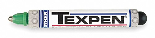Dykem texpen marcador punta de tamaño mediano de acero verde
