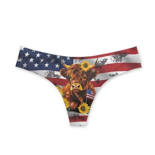 G-string invisible Coloranimal culotte sans couture imprimé mignon