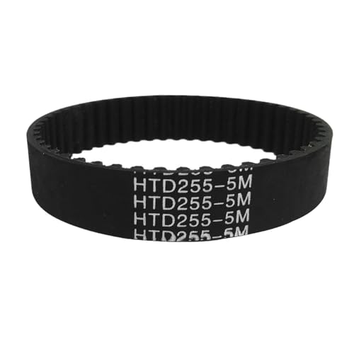 Courroie HTD 5M 270mm à denture synchrone anti-glissement en caoutchouc souple 2PCS