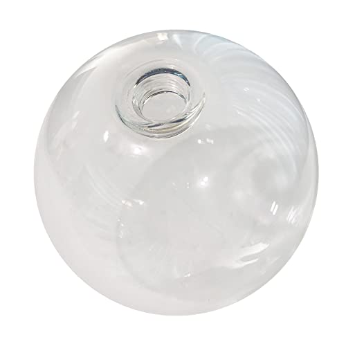 Image of KCO Lighting Clear Glass Globe Shade Replacement Bubble Glass Lampshade Cover for Light Fixtures Wall Sconces Chandelier Pendant Light, 5.9 inch Diameter