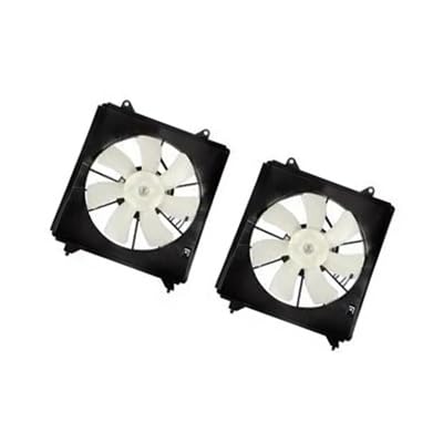 2 Pieces Radiator Cooling Fan HO3113134 620297 for Honda Accord Right Side 2013-2017